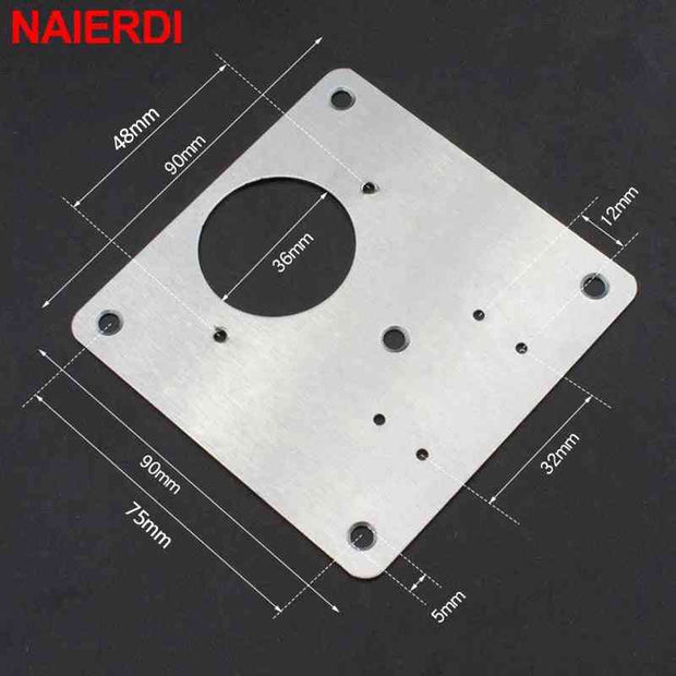 NAIERDI Stainless Steel Furniture Cabinet Door Hinge Repair Plate Drawer Window Door Door Panel Connection Repair Plate Hardware - Sunny Side Store