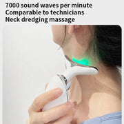 Neck Face Beauty Device Colorful LED Photon Therapy Skin Tighten Reduce Double Chin Anti Wrinkle Remove Lifting Massager - Sunny Side Store