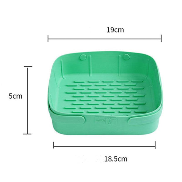 New Air Fryer Silicone Baking Pan Square Air Fryer Silicone Pot Folding Silicone Baking Pan Pad - Sunny Side Store