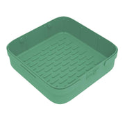 New Air Fryer Silicone Baking Pan Square Air Fryer Silicone Pot Folding Silicone Baking Pan Pad - Sunny Side Store