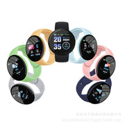 New D18S Macaron Heart Rate Exercise Step Meter Health Monitoring Eight Colors Custom Background Smart Bracelet eprolo