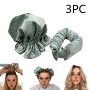 New Heatless Curl Stick With Cloth Cover Cute Ball Head Hair Curler Headband Hair Rollers Wave Form Curling Rod Hair Style Tools Gadgets - Sunny Side Store