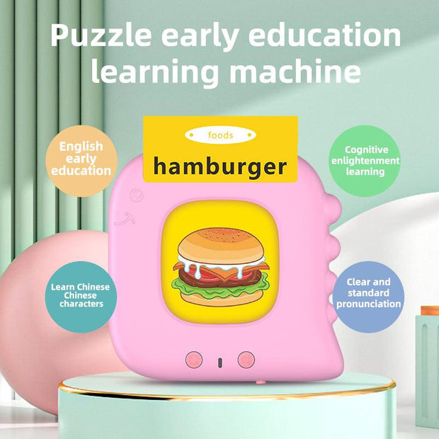 New Puzzle Enlightenment Card Early Education Children's Toys Enlightenment English Card Machine Learning Machine Audio Puzzle eprolo