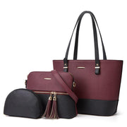 New Style Mother and Child Bag Atmosphere Three Piece Set One Shoulder Diagonal Straddle Handheld Women's Bag - Sunny Side Store