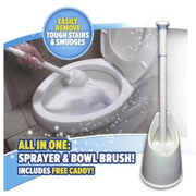 New Toilet Brush Spray Away Cleaning Brush For Toilet Household Floor Cleaning Bathroom Accessories - Sunny Side Store