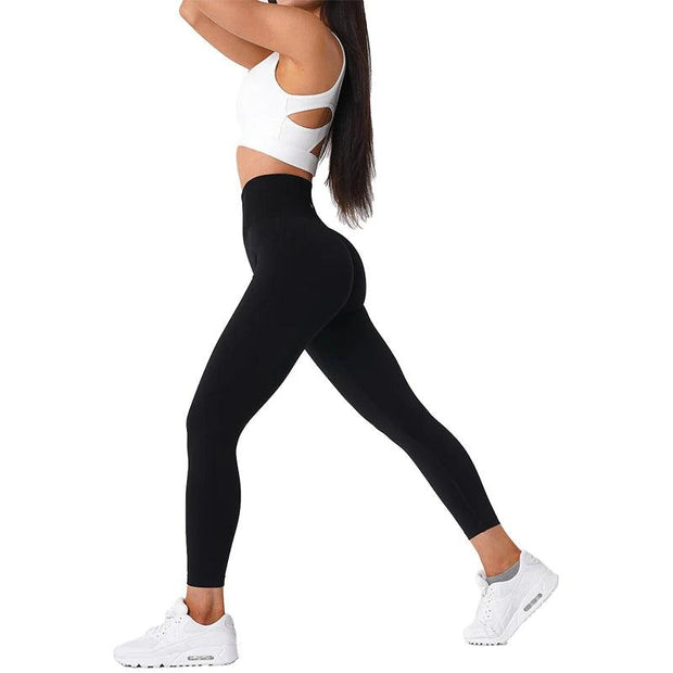 NVGTN Solid Seamless Leggings Women Soft Workout Tights Fitness Outfits Yoga Pants High Waisted Gym Wear Spandex Leggings - Sunny Side Store