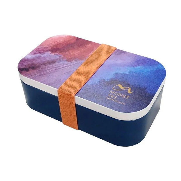 Office Worker with Lunch Box Japanese-Style Portable Microwave Bento Box Separated Storager Insulation Heated Lunch Box - Sunny Side Store Sunny Side Store  12.73