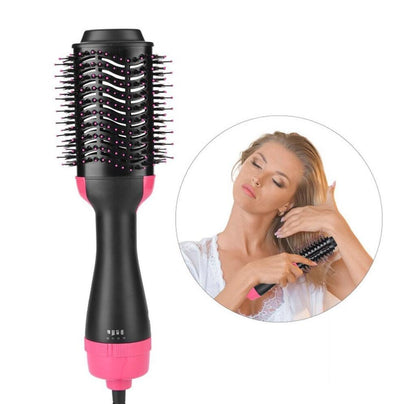 One-Step Electric Hair Dryer Comb Multifunctional Comb Straightener Hair Curling - Sunny Side Store