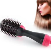 One-Step Electric Hair Dryer Comb Multifunctional Comb Straightener Hair Curling - Sunny Side Store