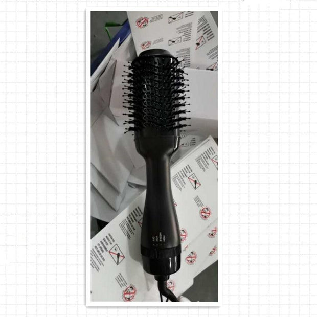 One-Step Electric Hair Dryer Comb Multifunctional Comb Straightener Hair Curling - Sunny Side Store