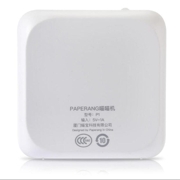 PAPERANG P1 Portable Bluetooth 4.0 Printer Thermal Photo Printer Phone Wireless Connection Printer 1000mAh Lithium-ion Batter eprolo