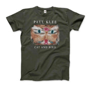 Paul Klee - Cat and Bird, 1928 Artwork T-Shirt - Sunny Side Store