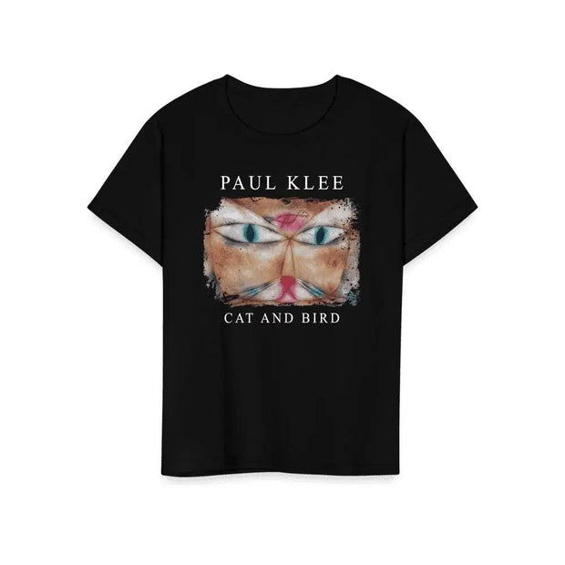 Paul Klee - Cat and Bird, 1928 Artwork T-Shirt - Sunny Side Store