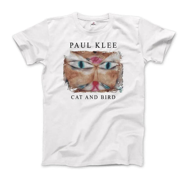 Paul Klee - Cat and Bird, 1928 Artwork T-Shirt - Sunny Side Store