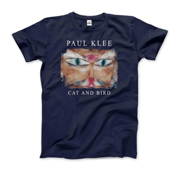 Paul Klee - Cat and Bird, 1928 Artwork T-Shirt - Sunny Side Store