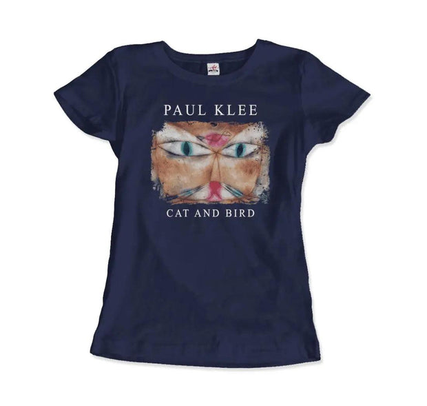 Paul Klee - Cat and Bird, 1928 Artwork T-Shirt - Sunny Side Store