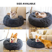 Pet Beds for Cats Dog Bed Washable Anti Anxiety Fluffy Dog Bed - Sunny Side Store