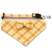 Pet Cats And Dogs Bow Collar Polyester Cotton Triangle Towel Drooling Towel Collar New - Sunny Side Store