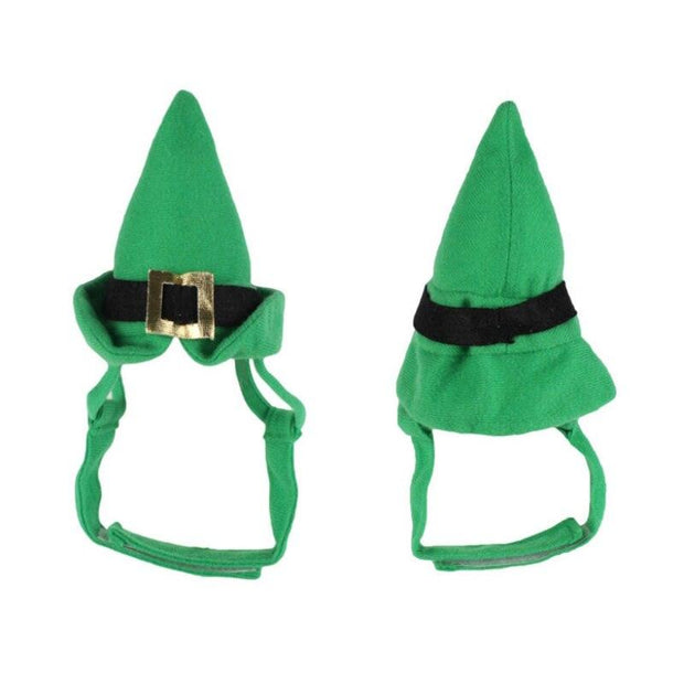 Polyester Pet Cone Hat And Collar Set For Christmas Dogs Cats Festival Decoration Costume Chrismas Cosplay Dress Up For Dog Cat eprolo