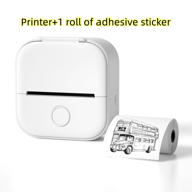 Portable Mini Thermal Label Printer Home Photo Printer Student Wrong Question Printer Bluetooth Mini Label Printer Price Tag - Sunny Side Store