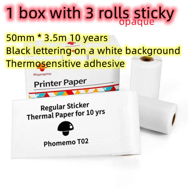 Portable Mini Thermal Label Printer Home Photo Printer Student Wrong Question Printer Bluetooth Mini Label Printer Price Tag - Sunny Side Store