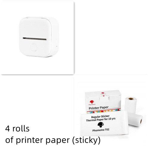 Portable Mini Thermal Label Printer Home Photo Printer Student Wrong Question Printer Bluetooth Mini Label Printer Price Tag - Sunny Side Store