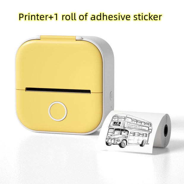 Portable Mini Thermal Label Printer Home Photo Printer Student Wrong Question Printer Bluetooth Mini Label Printer Price Tag - Sunny Side Store
