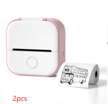 Portable Mini Thermal Label Printer Home Photo Printer Student Wrong Question Printer Bluetooth Mini Label Printer Price Tag - Sunny Side Store