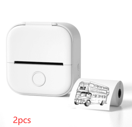 Portable Mini Thermal Label Printer Home Photo Printer Student Wrong Question Printer Bluetooth Mini Label Printer Price Tag - Sunny Side Store