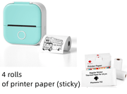 Portable Mini Thermal Label Printer Home Photo Printer Student Wrong Question Printer Bluetooth Mini Label Printer Price Tag - Sunny Side Store