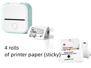 Portable Mini Thermal Label Printer Home Photo Printer Student Wrong Question Printer Bluetooth Mini Label Printer Price Tag - Sunny Side Store