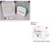 Portable Mini Thermal Label Printer Home Photo Printer Student Wrong Question Printer Bluetooth Mini Label Printer Price Tag - Sunny Side Store