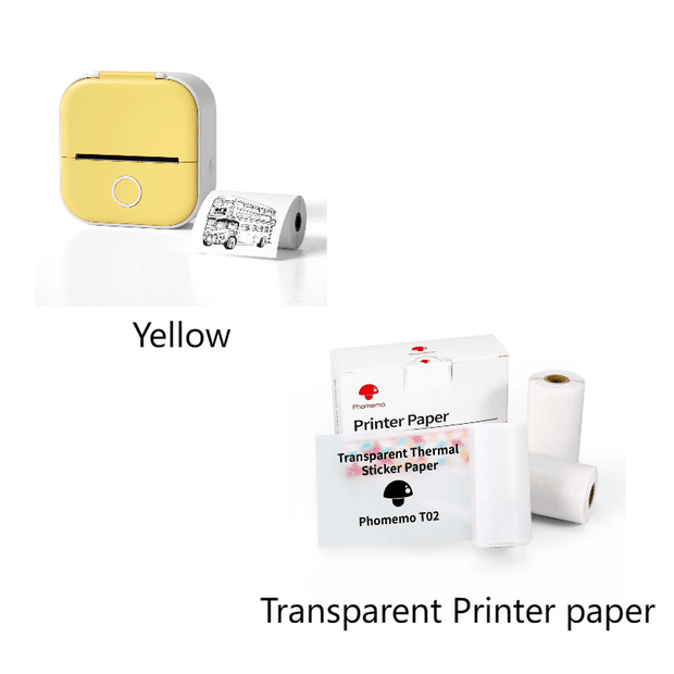 Portable Mini Thermal Label Printer Home Photo Printer Student Wrong Question Printer Bluetooth Mini Label Printer Price Tag - Sunny Side Store