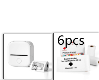 Portable Mini Thermal Label Printer Home Photo Printer Student Wrong Question Printer Bluetooth Mini Label Printer Price Tag - Sunny Side Store