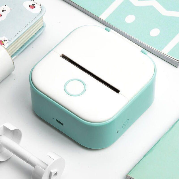 Portable Mini Thermal Label Printer Home Photo Printer Student Wrong Question Printer Bluetooth Mini Label Printer Price Tag - Sunny Side Store