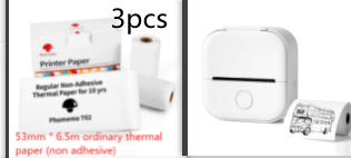 Portable Mini Thermal Label Printer Home Photo Printer Student Wrong Question Printer Bluetooth Mini Label Printer Price Tag - Sunny Side Store
