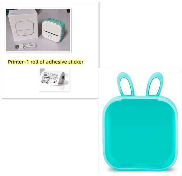 Portable Mini Thermal Label Printer Home Photo Printer Student Wrong Question Printer Bluetooth Mini Label Printer Price Tag - Sunny Side Store
