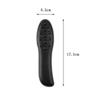 Power By Battery Electric Vibrating Hair Brush Comb Massager Black Hair Scalp Head Blood Circulation Massager Comb Brush - Sunny Side Store Sunny Side Store  2.46