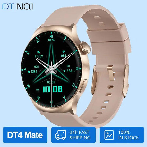 Promotion DT NO.1 DT4 Mate Smart Watch Men Compass NFC Bluetooth Call 1.5 inch Waterproof Sport Modes Heart Rate Smartwatch - Sunny Side Store Sunny Side Store  23.94