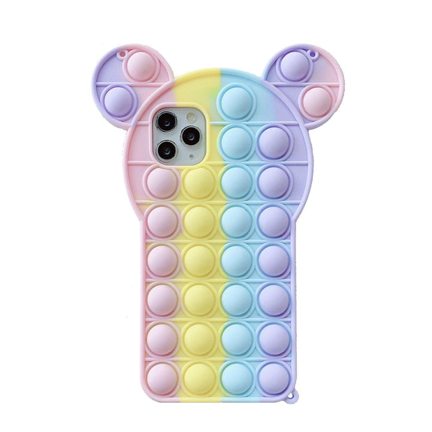 Rainbow Mickey Mouse Pioneer for Apple XR/SE2 Mobile Phone Casel iPhone12 Decompression 11promax Silicone eprolo