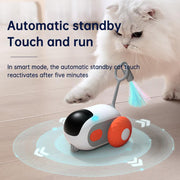 Remote Control Interactive Cat Car Toy USB Charging Chasing Automatic Self-moving Remote Smart Control Car Interactive Cat Toy P eprolo