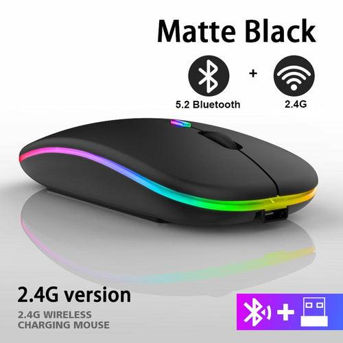 RGB Wireless Bluetooth Mouse - Sunny Side Store