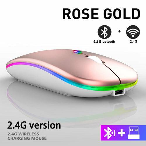 RGB Wireless Bluetooth Mouse - Sunny Side Store