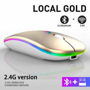 RGB Wireless Bluetooth Mouse - Sunny Side Store