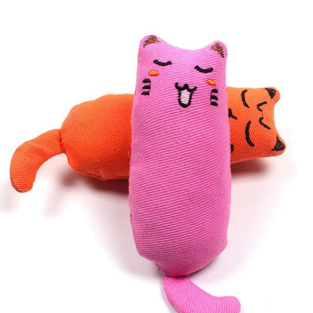 Rustle Sound Catnip Toy Cats Products for Pets Cute Cat Toys for Kitten Teeth Grinding Cat Plush Thumb Pillow Pet Accessories - Sunny Side Store