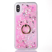 Shine Twinkle Liquid Quicksand Phone Case For iPhone11 Xs Max XR 6s 7/8plus Kickstand Ring Dynamic Cover Skin Shell Protection eprolo