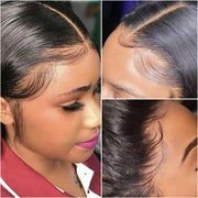Short Wigs Human hair 13x4 Hd Lace Frontal Human Hair Wig Straight Lace Front Bob Wig Brown 99J Burgundy Colored Short Bob Wigs - Sunny Side Store