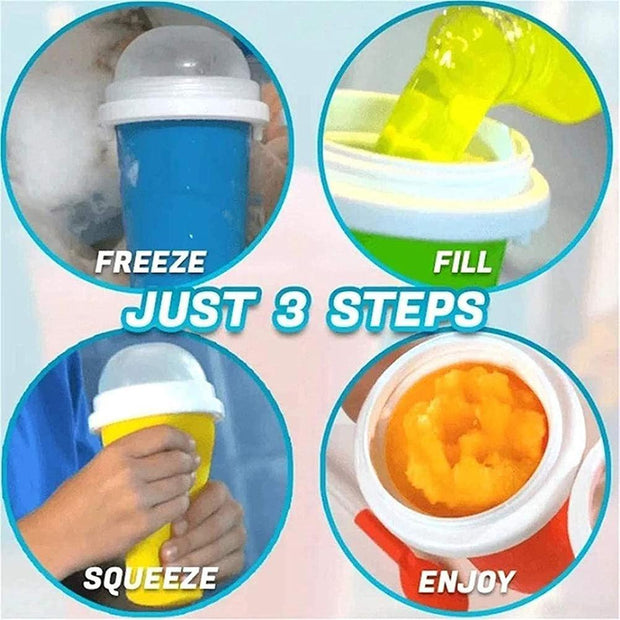 Slushy Maker Portable Travel Ice Cup Homemade Freeze Drinks Cup - Sunny Side Store