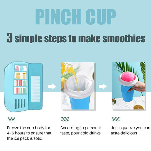 Slushy Maker Portable Travel Ice Cup Homemade Freeze Drinks Cup - Sunny Side Store