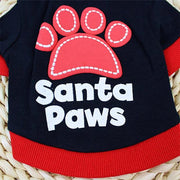 Small Puppy pet Christmas Hoodie clothes Xmas - Sunny Side Store